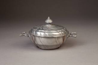 Johann David Kallenberg II, Covered Dish, ca. 1760-1804. Pewter. Dixon Gallery and Gardens; Gif ...