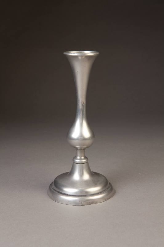Unknown maker, Candlestick, late 19th century. Pewter. Dixon Gallery and Gardens; Gift of Dr. a ...