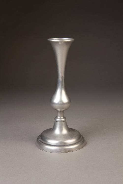 Unknown maker, Candlestick, late 19th century. Pewter. Dixon Gallery and Gardens; Gift of Dr. a ...
