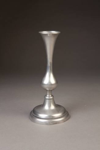 Unknown maker, Candlestick, late 19th century. Pewter. Dixon Gallery and Gardens; Gift of Dr. a ...