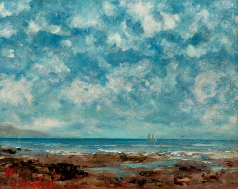 Gustave Courbet, Lac Léman, 1877. Oil on canvas. Dixon Gallery and Gardens; Museum purchase wit ...