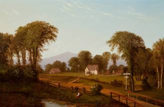 Alfred Thompson Bricher, The Road to Newburyport, 1856. Oil on canvas. Dixon Gallery and Garden ...