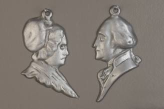 Unknown Maker, Profile plaques of Martha and George Washington, n.d. Pewter. Dixon Gallery and  ...