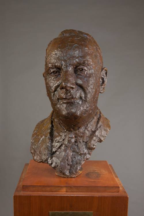 Edwin Cooper Rust, Bust of Hugo Norton Dixon, 1978. Bronze. Dixon Gallery and Gardens; Gift of  ...