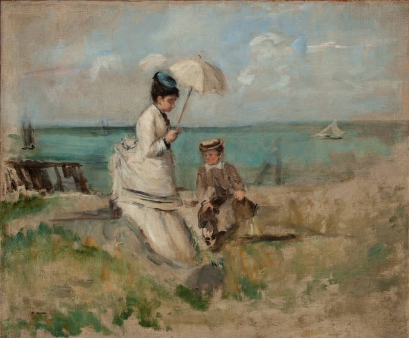 Eva Gonzalès, La Promeneuse, ca. 1875-76, Oil on canvas, Dixon Gallery and Gardens; Museum purc ...