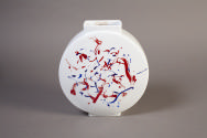 Zao Wou-Ki, Summer Moon, Autumn Moon (vase), 2008; Bernardaud Manufactory, Limoges, Original va ...