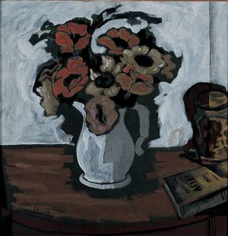 Georges Braque, Pot of Anemones, 1925. Oil on panel. Dixon Gallery and Gardens; Gift of Corneli ...
