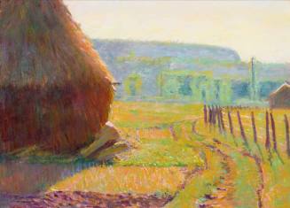 Theodore Earl Butler, Grainstacks, Giverny, ca. 1897. Oil on canvas. Dixon Gallery and Gardens; ...