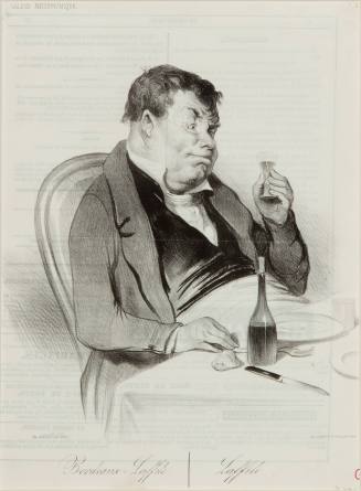 Honoré Daumier, Bordeaux-Laffite, 1836. Lithograph on newsprint. Dixon Gallery and Gardens; Gif ...