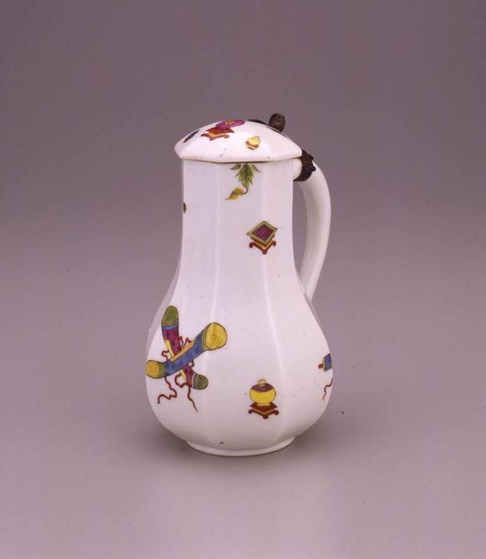 Meissen, Jug and Cover, 1725-1730. Hard-paste porcelain. Dixon Gallery and Gardens; Bequest of  ...