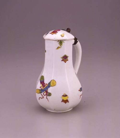 Meissen, Jug and Cover, 1725-1730. Hard-paste porcelain. Dixon Gallery and Gardens; Bequest of  ...
