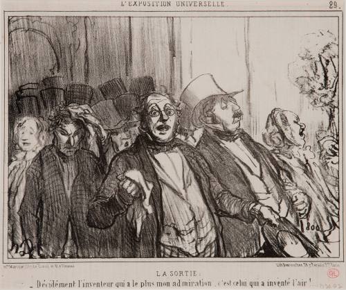 Honoré Daumier, The Exit: No question, the inventor who has my greatest admiration is the one w ...