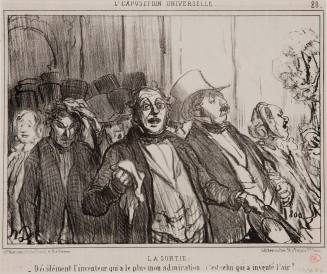 Honoré Daumier, The Exit: No question, the inventor who has my greatest admiration is the one w ...