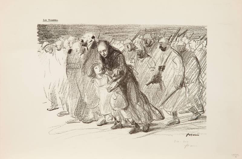 Jean-Louis Forain, Les Notables, December 19, 1914. Lithograph on paper. Dixon Gallery and Gard ...