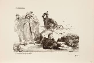 Jean-Louis Forain, Aux Correspondants, April 14, 1915. Lithograph on paper. Dixon Gallery and G ...