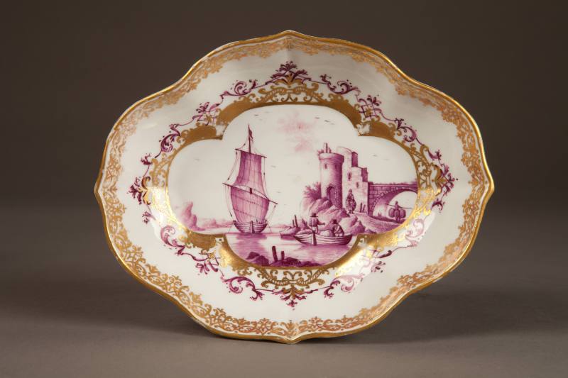 Meissen, Spoon Trey, ca. 1740. Hard-paste porcelain. Dixon Gallery and Gardens; Bequest of Mrs. ...