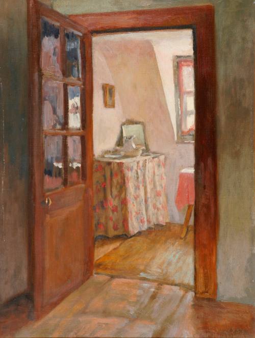 André Noufflard, The Rose-Colored Dressing Table, 1933. Oil on canvas. Dixon Gallery and Garden ...