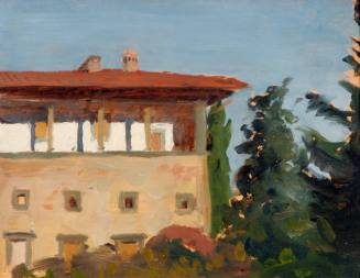 André Noufflard, Loggia at Casignano, ca. 1912. Oil on wood. Dixon Gallery and Gardens; Gift of ...