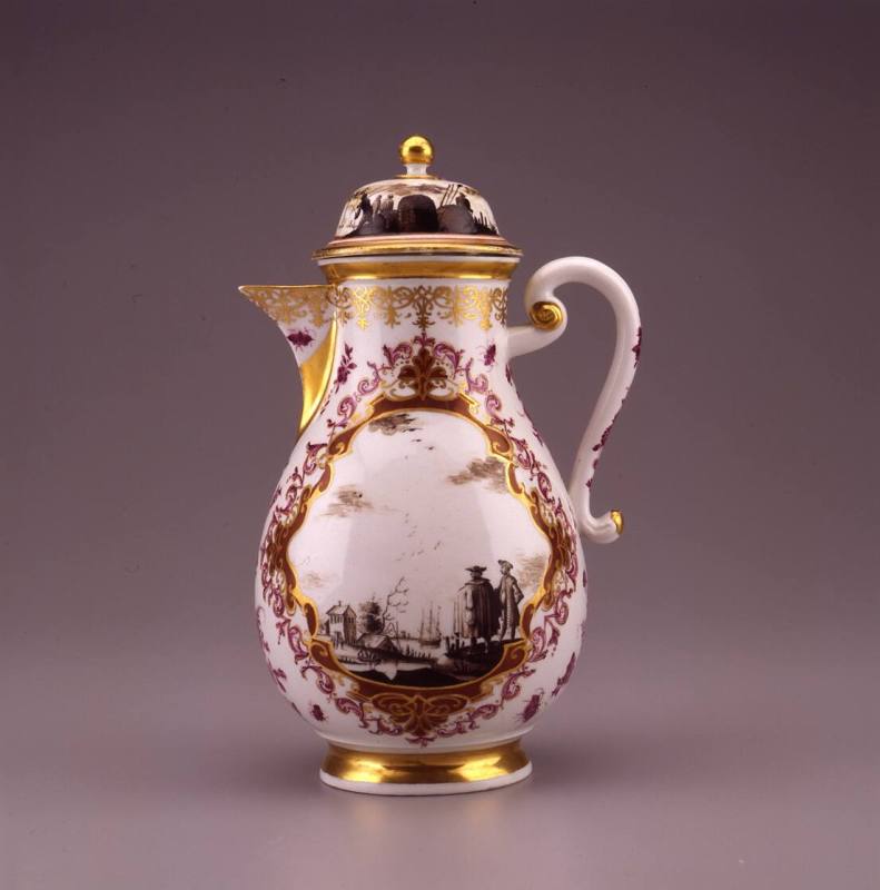 Meissen, Coffee Pot, 1725-1730. Hard-paste porcelain. Dixon Gallery and Gardens; Bequest of Mrs ...