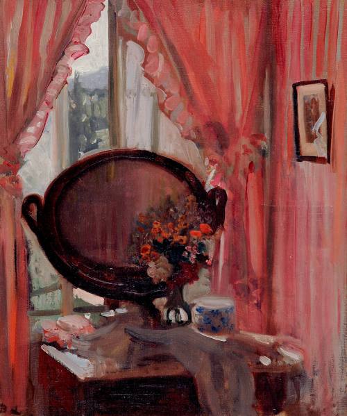 Berthe Noufflard, The Dressing Table, 1909. Oil on canvas. Dixon Gallery and Gardens; Gift of H ...