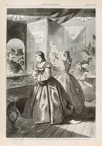 Winslow Homer, "Anything for Me, if You Please?"- Post Office of the Brooklyn Fair in Aid of th ...