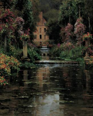 Louis Aston Knight, Reflecting Pool at Beaumont, n.d. Oil on canvas. Dixon Gallery and Gardens; ...