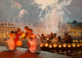 Gaston La Touche, The Joyous Festival, ca. 1906. Oil on canvas. Dixon Gallery and Gardens; Gift ...