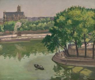 Albert Marquet, The Point of Ile St. Louis, 1928. Oil on canvas. Dixon Gallery and Gardens; Beq ...