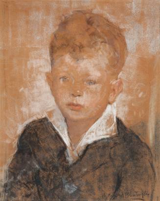 Henriette Amiard Oberteuffer, Portrait of a Little Boy, ca. 1934-1938. Pastel on paper. Dixon G ...