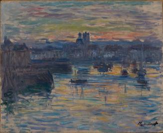 Claude Monet, Port of Dieppe, Evening, 1882. Oil on canvas. Dixon Gallery and Gardens; Gift of  ...