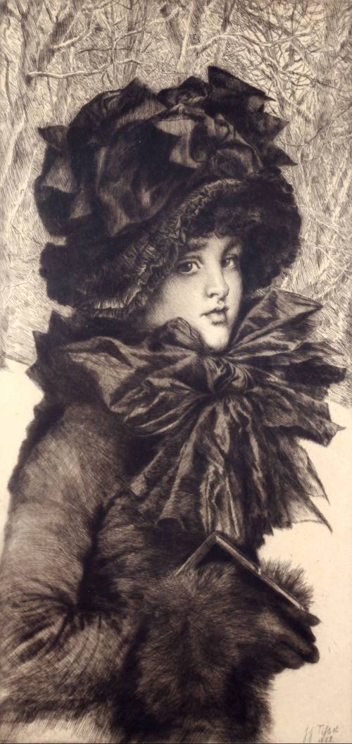 James Jacques Joseph Tissot, Sunday Morning, 1883. Etching and drypoint. Dixon Gallery and Gard ...