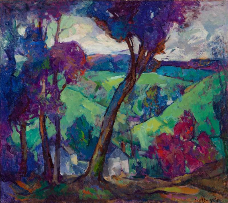 Hugh Breckenridge, The Valley, ca. 1922. Oil on canvas. Dixon Gallery and Gardens; Gift of Susa ...