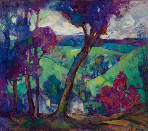 Hugh Breckenridge, The Valley, ca. 1922. Oil on canvas. Dixon Gallery and Gardens; Gift of Susa ...