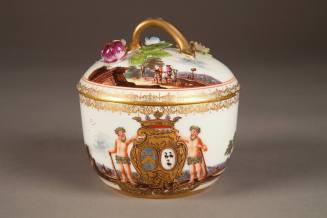Meissen, Sugar Bowl and Cover, ca. 1740. Hard-paste porcelain. Dixon Gallery and Gardens; Beque ...