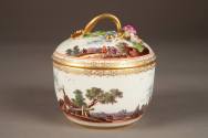 Meissen, Sugar Bowl and Cover, ca. 1740. Hard-paste porcelain. Dixon Gallery and Gardens; Beque ...
