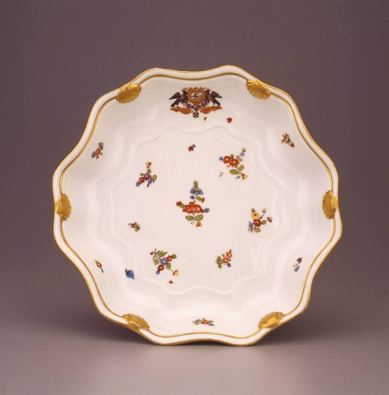Meissen, Dish from Podewils Service, 1741-1742. Hard-paste porcelain. Dixon Gallery and Gardens ...