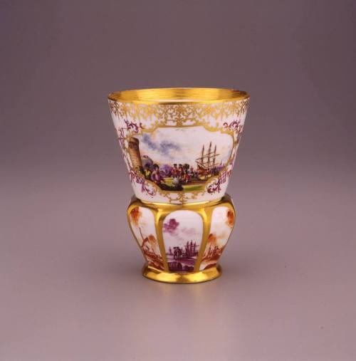 Meissen, Beaker, ca. 1730. Hard-paste porcelain. Dixon Gallery and Gardens; Bequest of Mrs. War ...