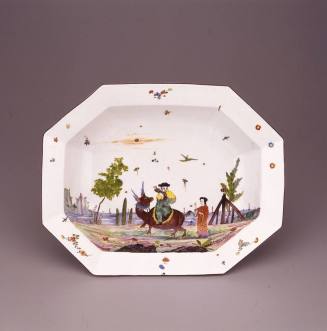 Meissen, Basin from Earl of Jersey Service, 1738-1740. Hard-paste porcelain. Dixon Gallery and  ...