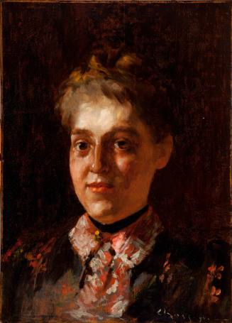 William Merritt Chase, Portrait of a Lady, 1896. Oil on panel. Dixon Gallery and Gardens; Beque ...