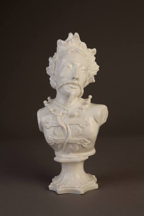 Bow White Bust of a Mongolian, ca. 1750. Soft-paste porcelain. Dixon Gallery and Gardens; Gift  ...