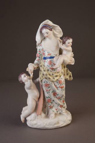 Bow Allegorical Group of 'Charity', 1752-1753. Soft-paste porcelain. Dixon Gallery and Gardens; ...