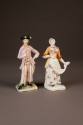 Bow Figures of a Sailor and a Sailor's Lass, 1752-1753. Soft-paste porcelain. Dixon Gallery and ...